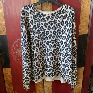 Liz Claiborne leopard sweater
